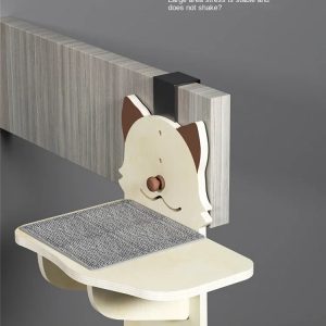 Arbre-a-chat-bois-pour-porte-Sans-percage