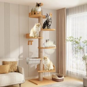 Arbre-a-chat-xxl-en-bois-naturel-du-sol-au-plafond-a-etages-multiples